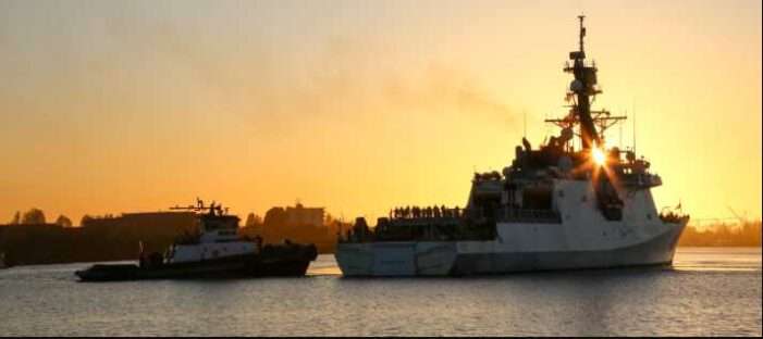 U.S. Coast Guard Cutter Stratton returns home following 111-day Alaskan deployment