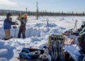 Coring for permafrost insights in the Goldstream Valley