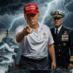 Trump's AI-generated social posting on X saying "The Calm before the Storm."