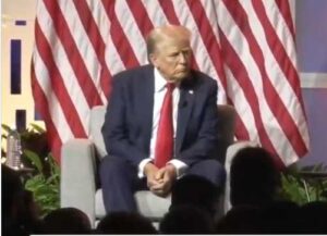 Trump in Chicago. Image-RSBN/ X screengrab