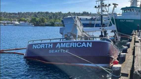 Coast Guard, other agencies respond to sunken vessel in Seattle