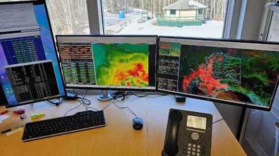 Tour the Fairbanks office of the National Weather Service