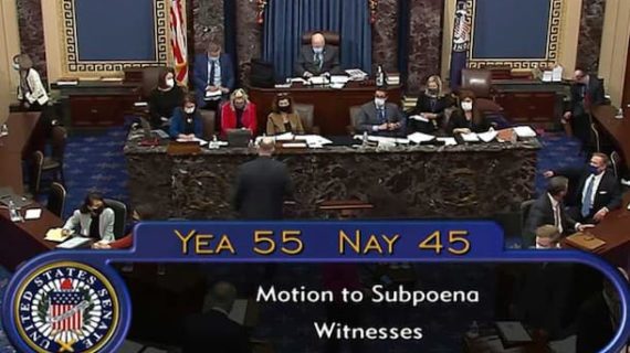 Senate Votes to Call Witnesses in Trump Impeachment Trial