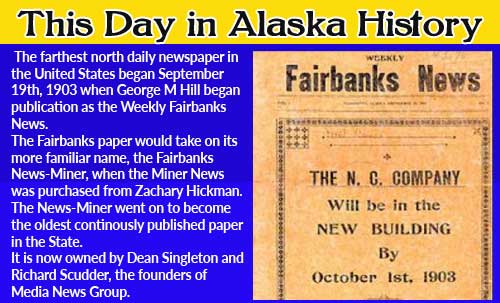 This Day in Alaska History-September 19th, 1903