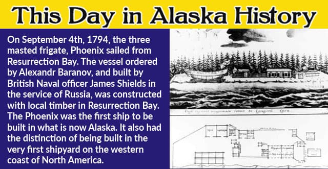 This Day in Alaska History-September 4th, 1794