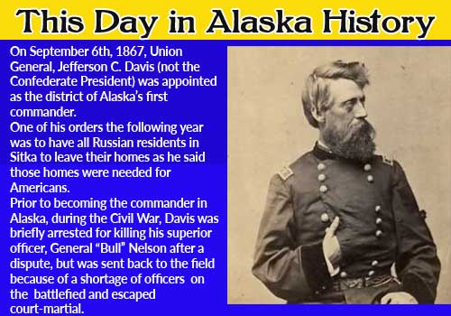 This Day in Alaska History-September 6th, 1867