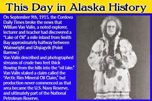 This Day in Alaska History-September 9th, 1915