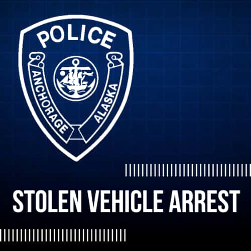 APD Arrests Two Sleeping Suspects in Stolen Vehicle at W. Northern Lights Carrs