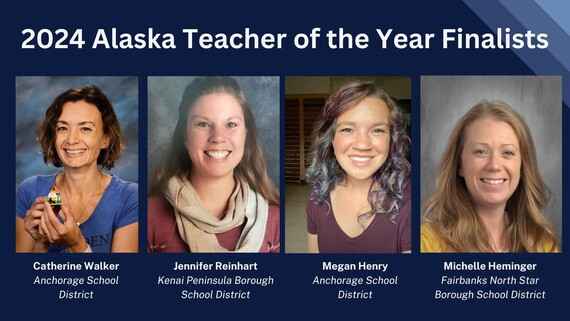 Four Teachers Named Finalists for Alaska Teacher of the Year