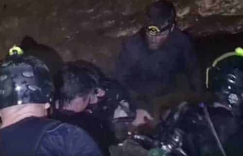 Eight Boys Rescued from Flooded Thai Cave