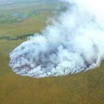 Even the tundra--often wet and underlain by ice--can burn under the right conditions. Image-NPS