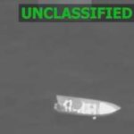 A screengrab of video footage posted by US Southern Command shows a boat in the eastern Pacific just moments before it was bombed by American forces on April 13, 2026. (Photo: US Southern Command)