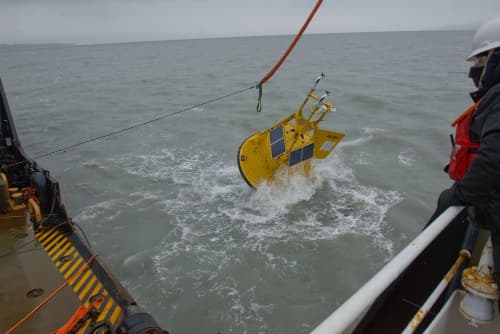 Coast Guard, NOAA Install New Buoy at Hinchinbrook Entrance