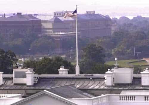 Flag over White House Goes to Full Mast less than 48 Hours after Death of Senator McCain